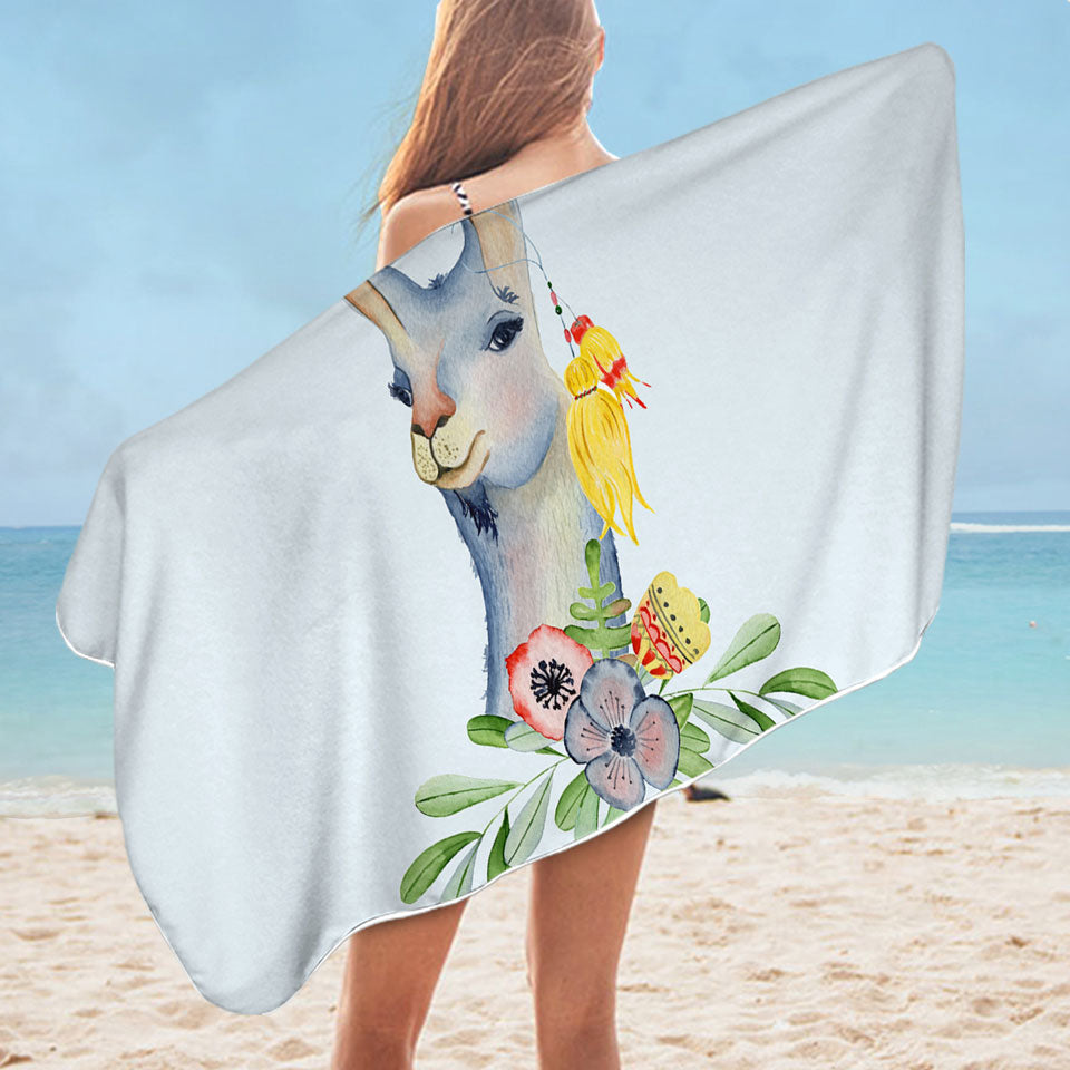 Beautiful Beach Towels Inspirational Llama