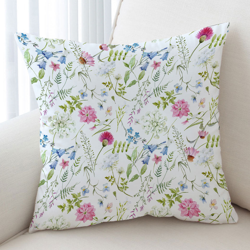 Beautiful Cushion Covers with Spring Flowers