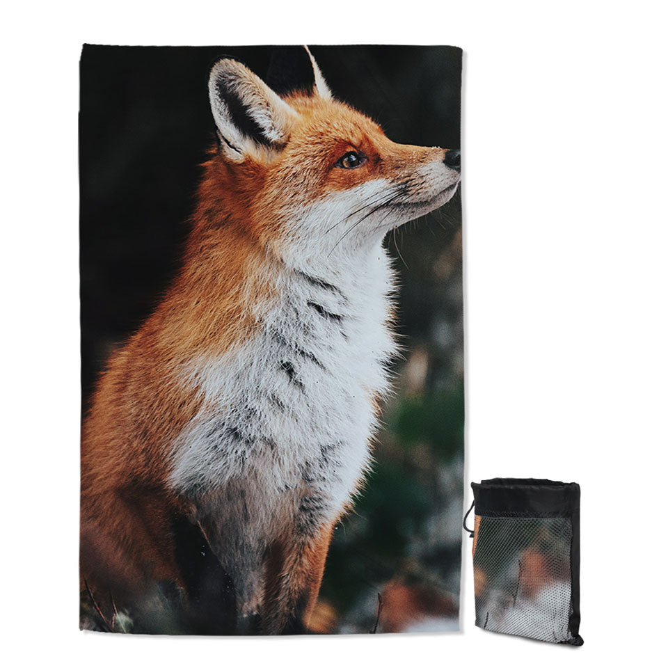 Beautiful Fox Lightweight Beach Towel