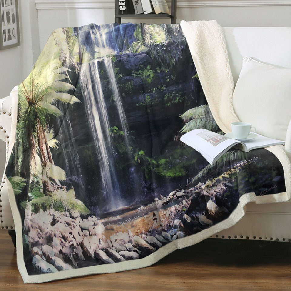 products/Beautiful-Nature-Couch-Throws-Art-Painting-Russell-Falls