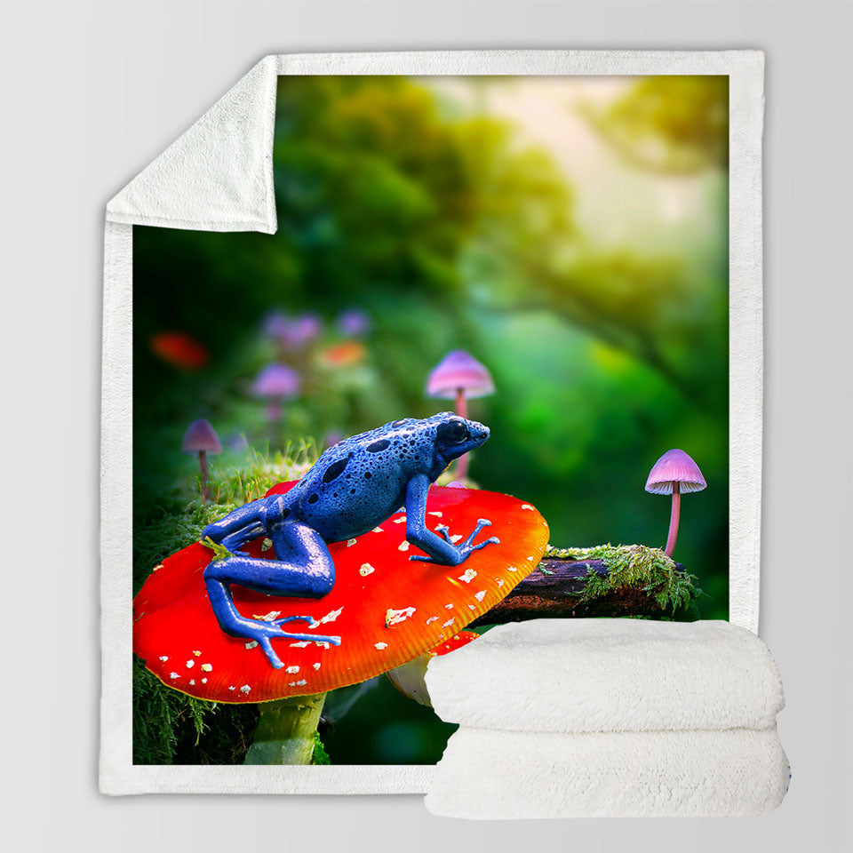 products/Beautiful-Nature-Frog-Sherpa-Blanket