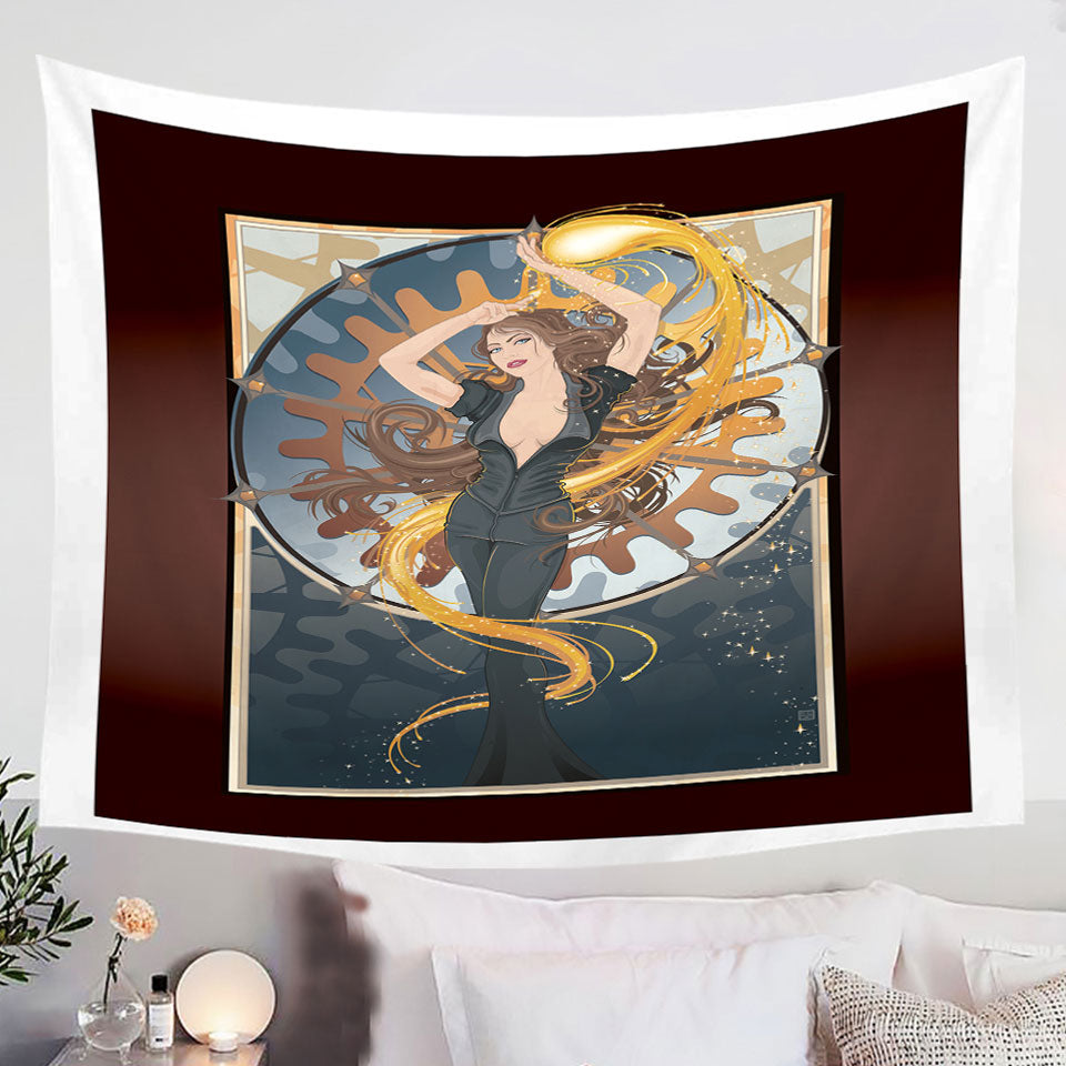 Beautiful-Womens-Art-the-Spark-Girl-Tapestry