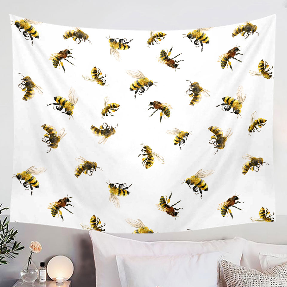 Bees Tapestry Wall Decor