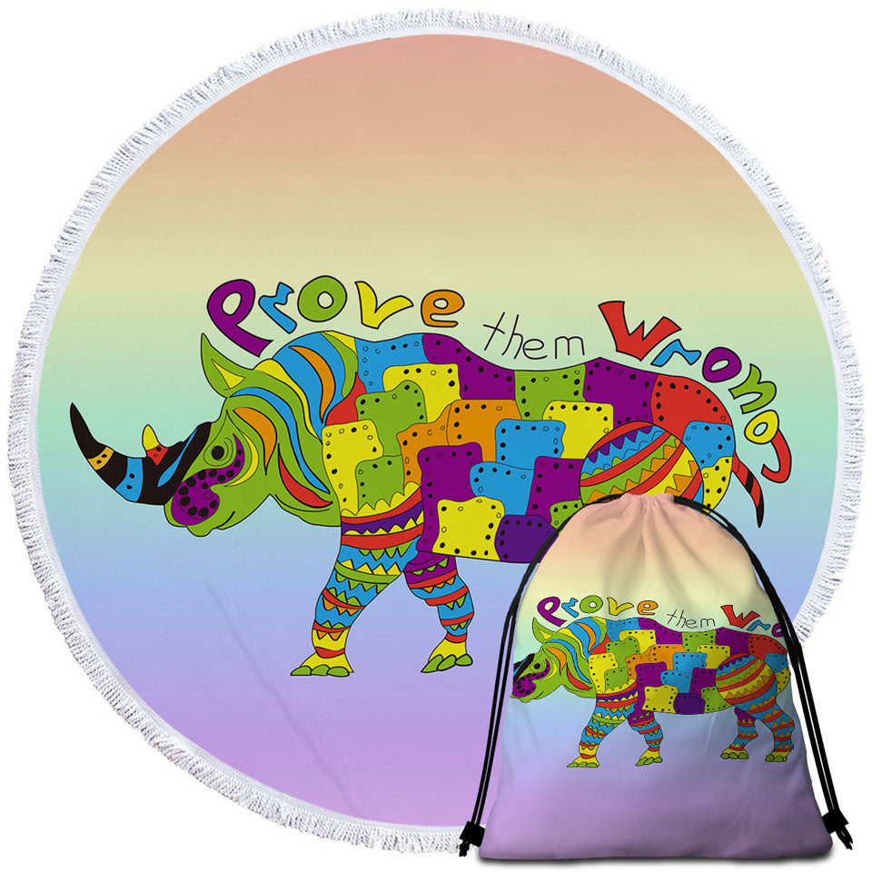 Best Beach Towels Inspirational Multi Colored Rhino
