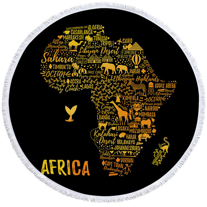 Best Beach Towels with Fascinating Africa The African Continent