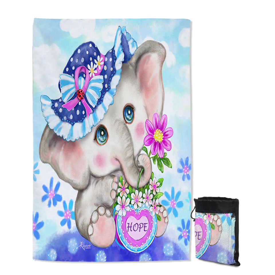 Best Quick Dry Beach Towels Kids Inspiring Design Cute Girly Elephant