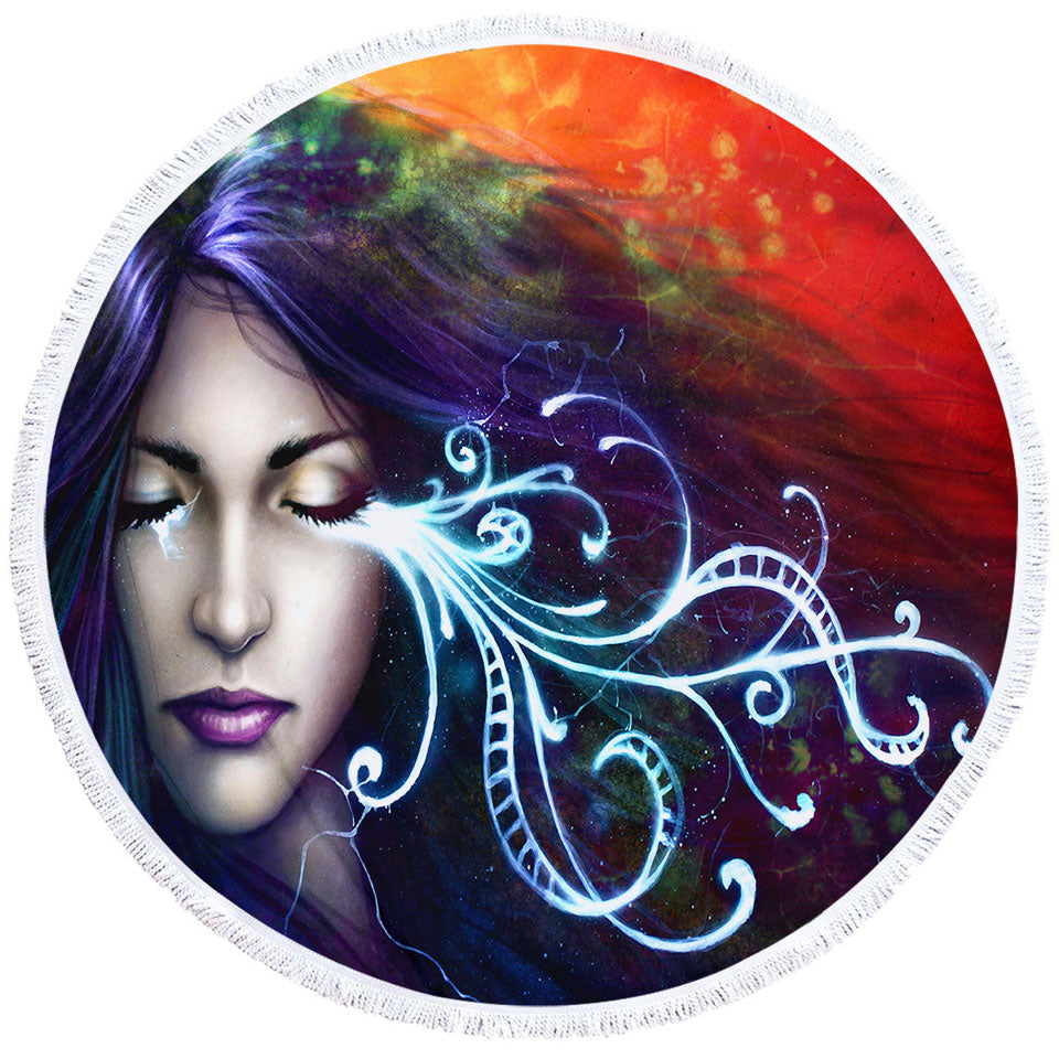 Bittersweet Woman Beach Towels