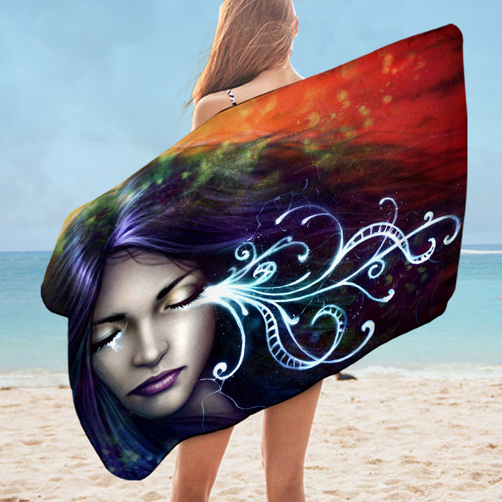 Bittersweet Woman Pool Towels