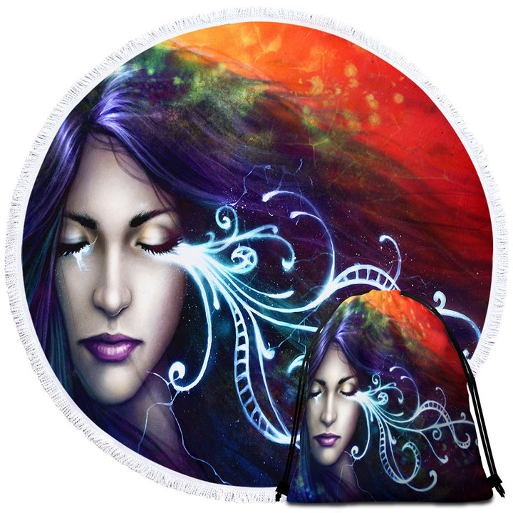 Bittersweet Woman Travel Beach Towel