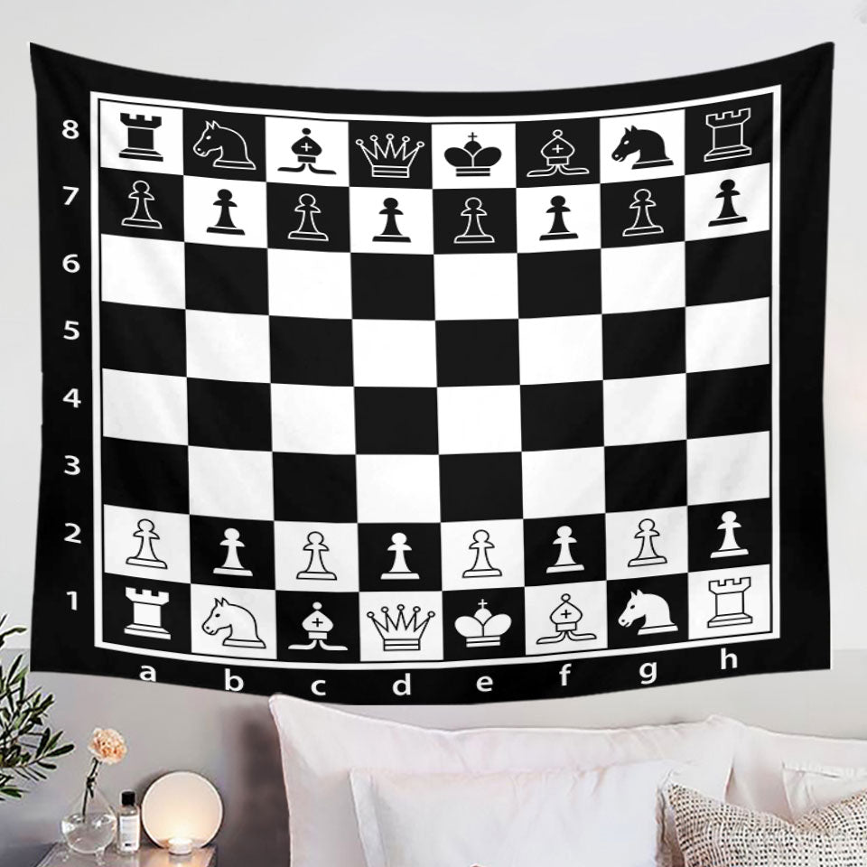 Mens Wall Decor Tapestries with Design Live Like a King