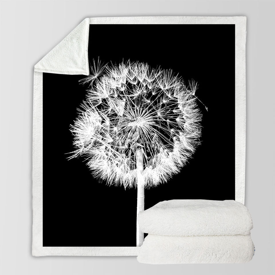 Black and White Decorative Throws Zoom Photo Groundsel