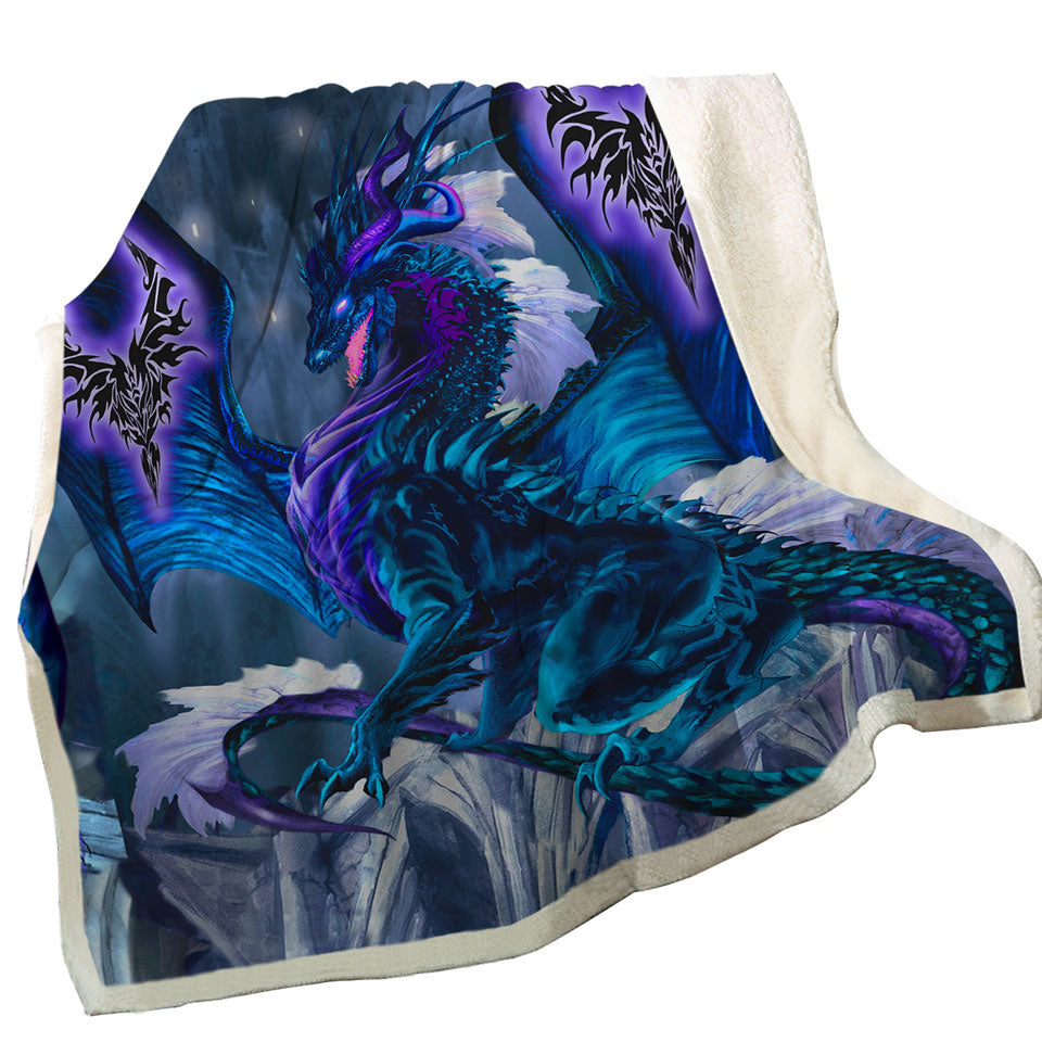 Blue Blankets Dragon of Fate Fantasy Creatures