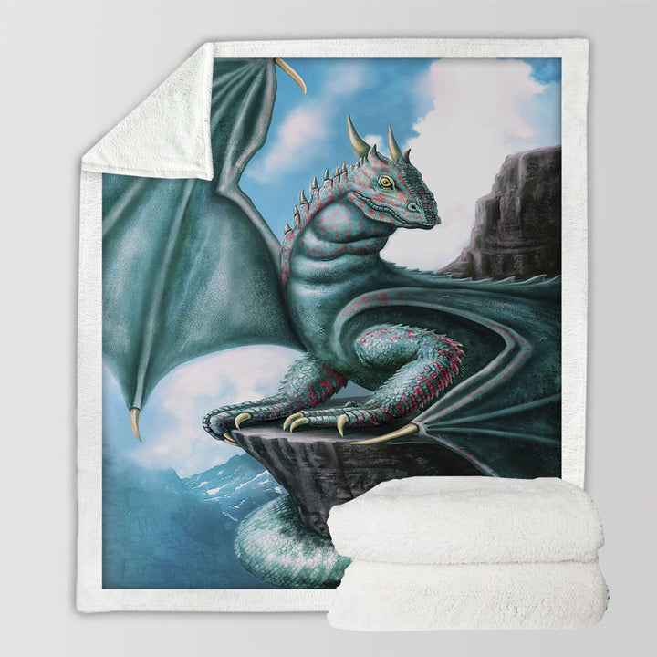 products/Blue-Dragon-Throw-Blanket-Cliff-Fantasy-Art