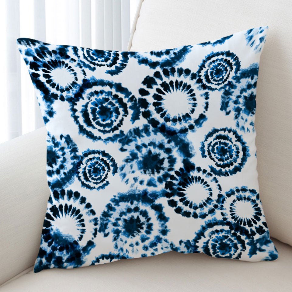 Blue Dye Cushion Cover