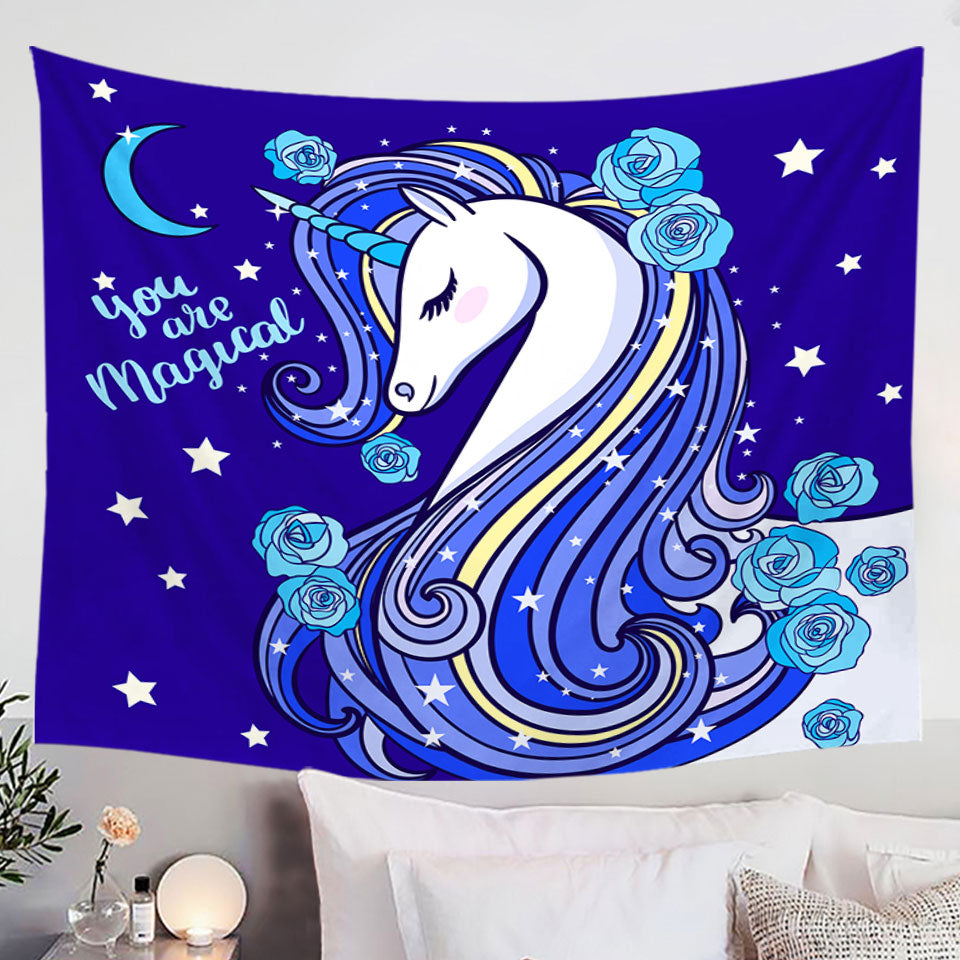 Multi Colored Tapestry Oriental Fish Design