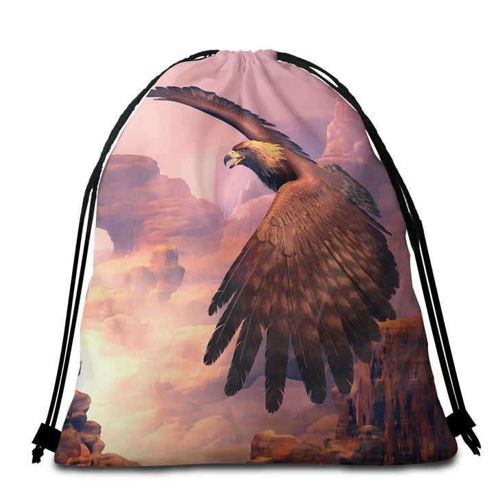 Gorgeous Long Haired Brown Horse Beach Towel Pack