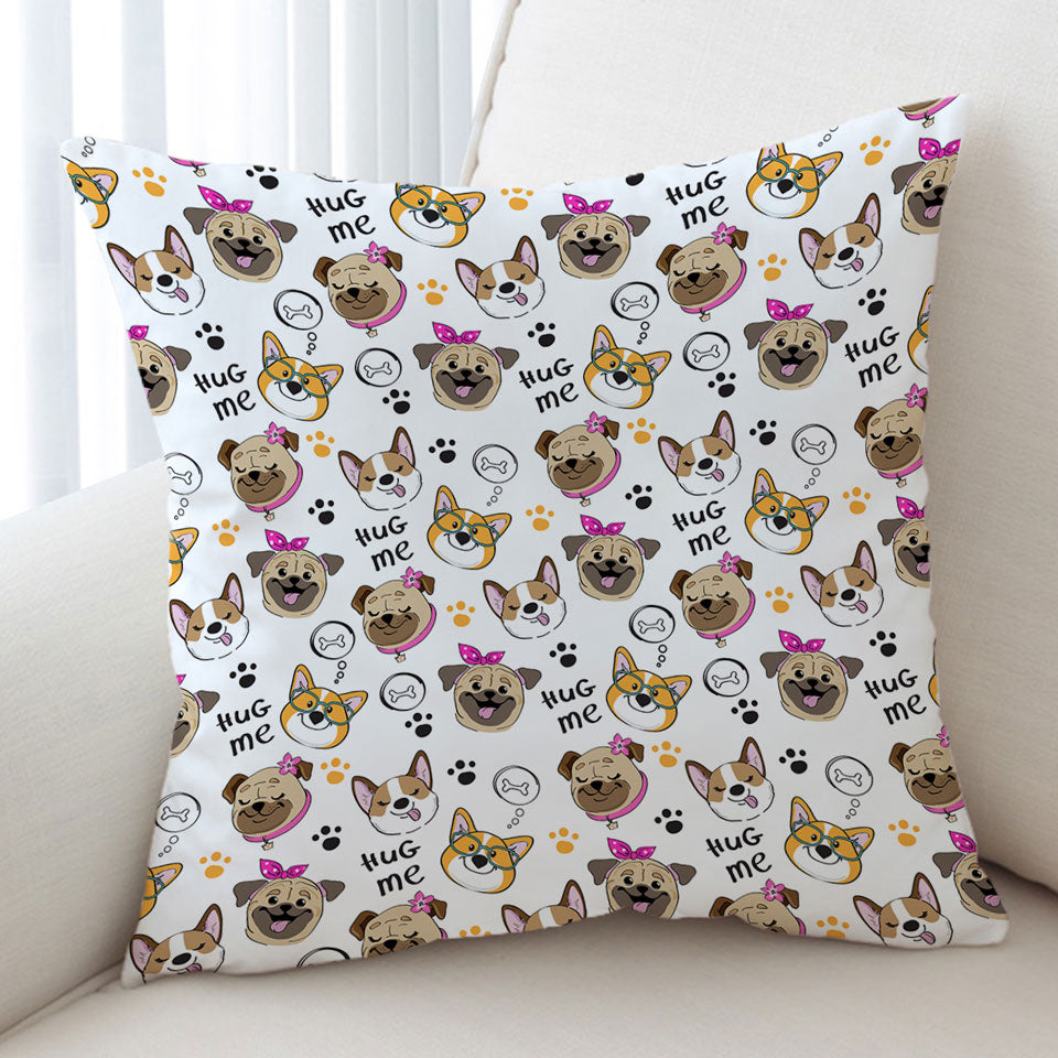 Captivating Cute Dogs Cushions
