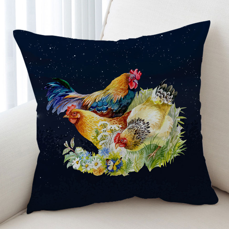 Chickens Cushion Covers