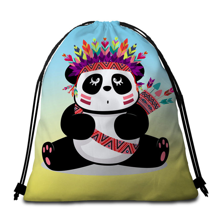 Chief Panda Bags and Towels for Boys and Girls