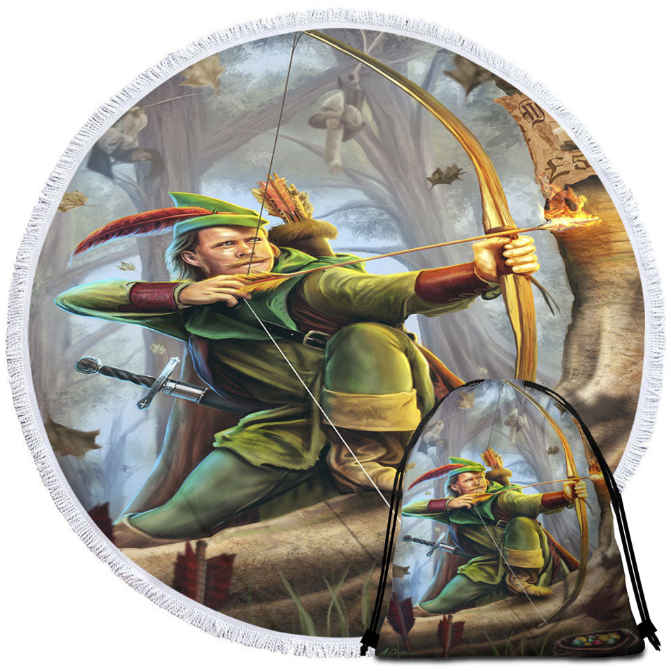 Childhood Hero Beach Towels and Bags Set for Kids