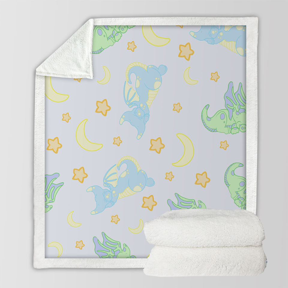 products/Children-Blankets-Cute-Sleeping-Dragons-Pattern-for-Boys