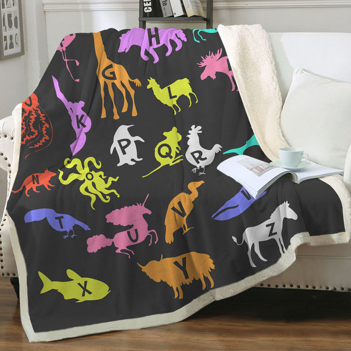 Children Throws Alphabet Animal Names