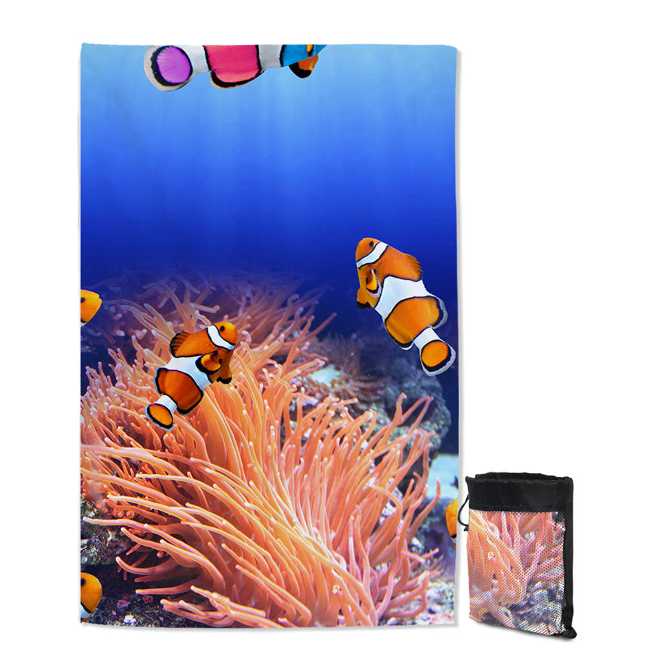 Clownfish Fish Unusual Beach Towels