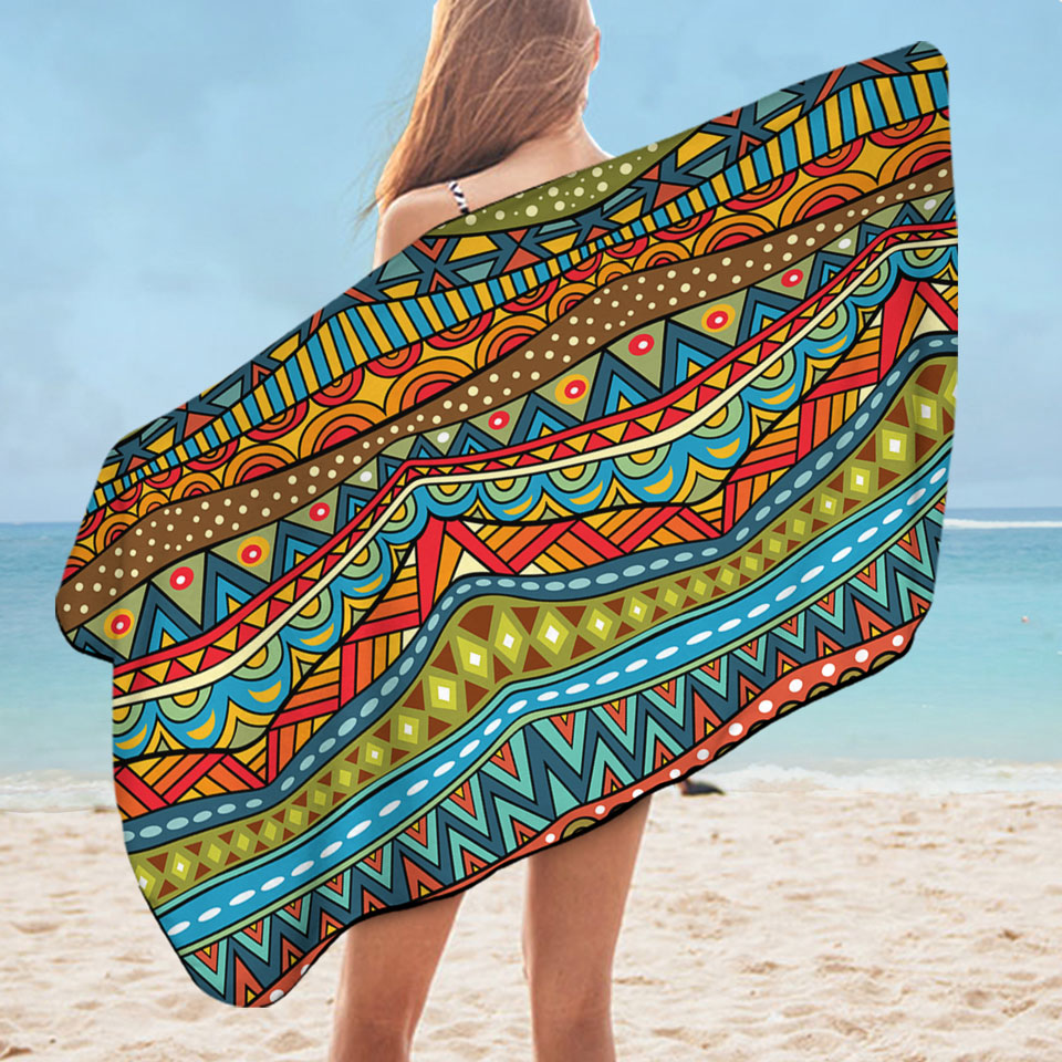 Colorful African Pool Towels