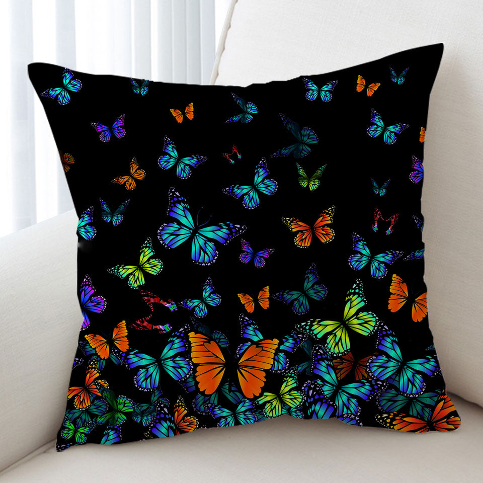Colorful Butterflies Cushion Covers