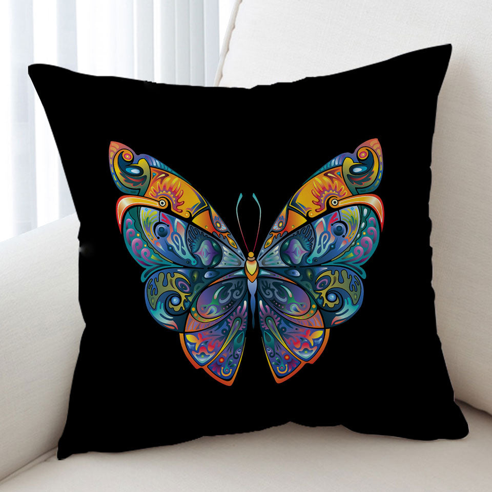 Colorful Butterfly Cushion Covers