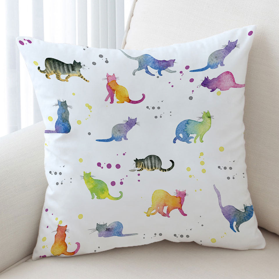 Colorful Cats Cushions