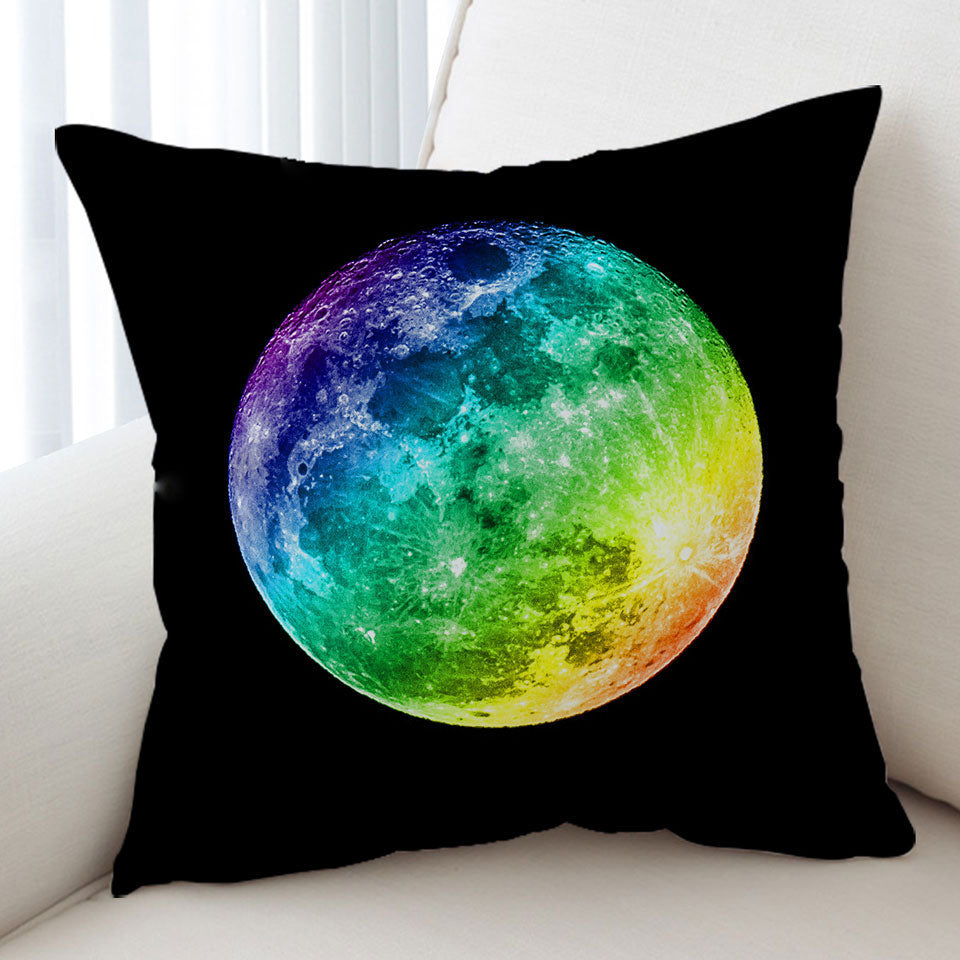 Colorful Moon Cushion