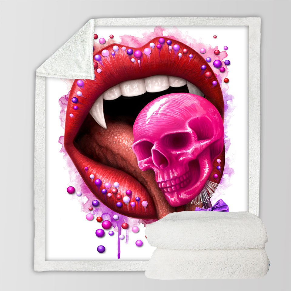 products/Cool-Art-Deadly-Sweet-Lips-and-Lollipop-Skull-Throws