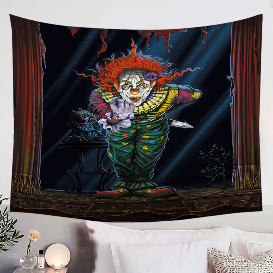 Cool-Art-Scary-Surprise-Clown-Tapestry