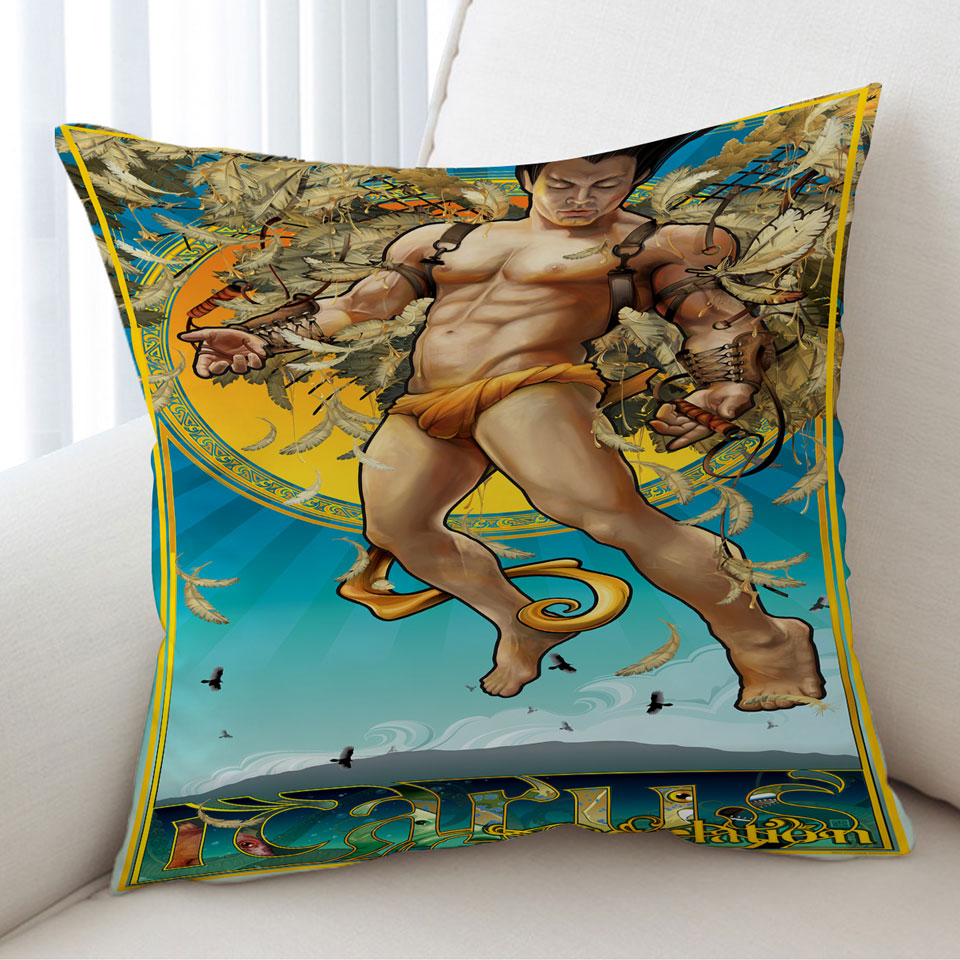 Cool Art Sexy Man Cushion Covers Icarus Revelation