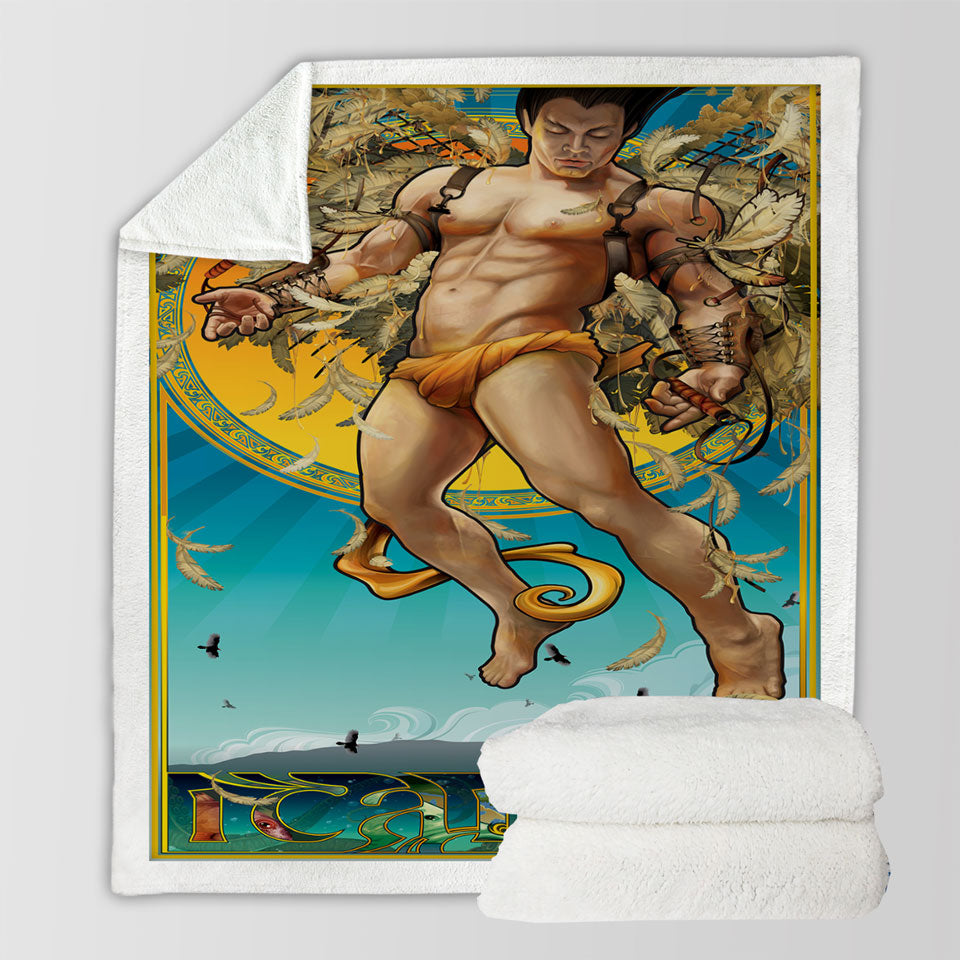 products/Cool-Art-Sexy-Man-Fleece-Blankets-Icarus-Revelation
