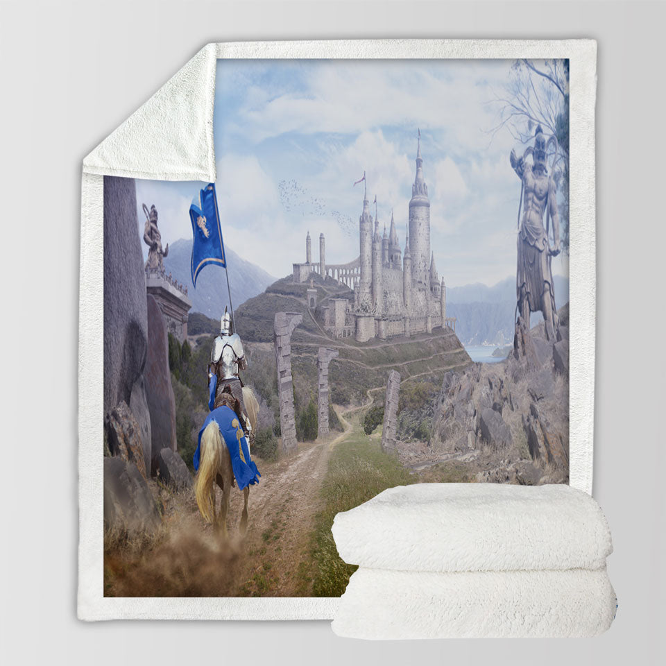 products/Cool-Art-Throws-of-Fantasy-Castle-The-knights-Journey