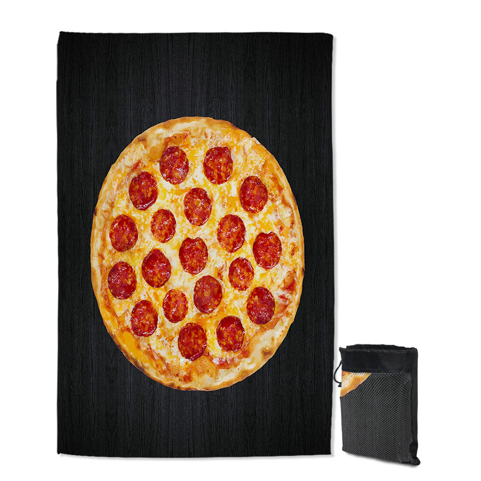 Cool Beach Towels Pepperoni Pizza
