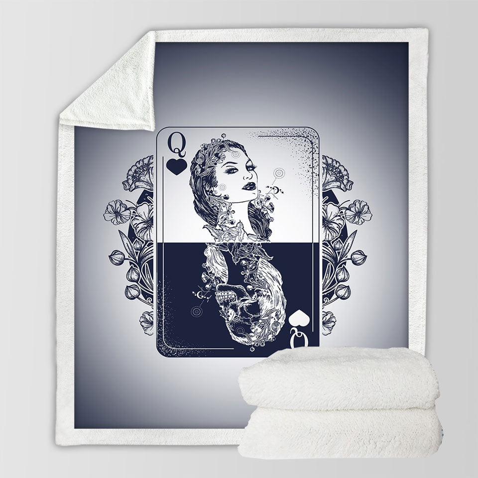 Cool Blankets Queen and Scary X ray Card