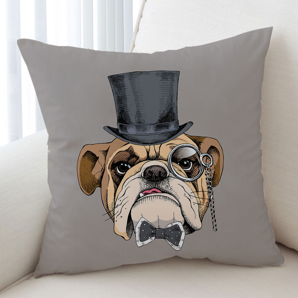 Cool Bulldog Cushion Cover