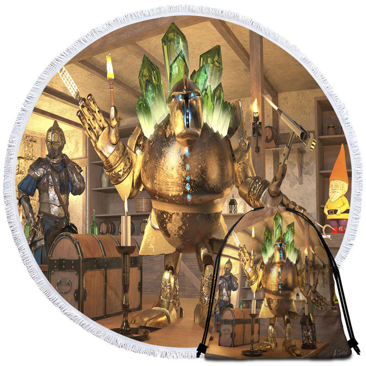 Cool Circle Towels Fictional Characters Art