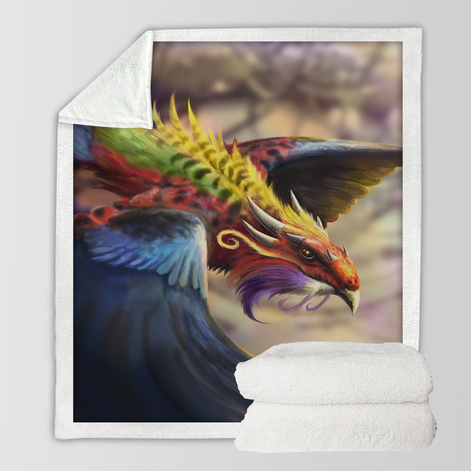 products/Cool-Colorful-Fantasy-Eagle-Dragon-Throws