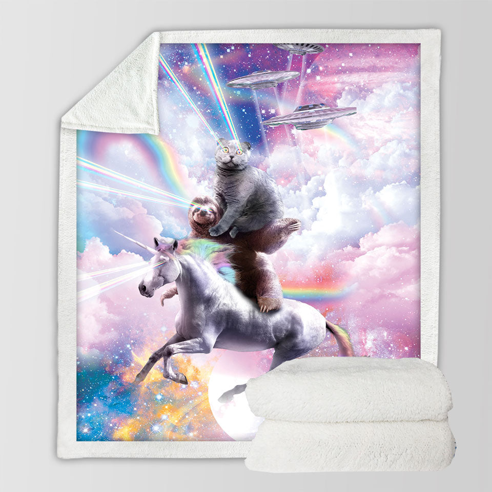 products/Cool-Couch-Throws-Galaxy-Cat-on-Sloth-on-Unicorn-in-Space