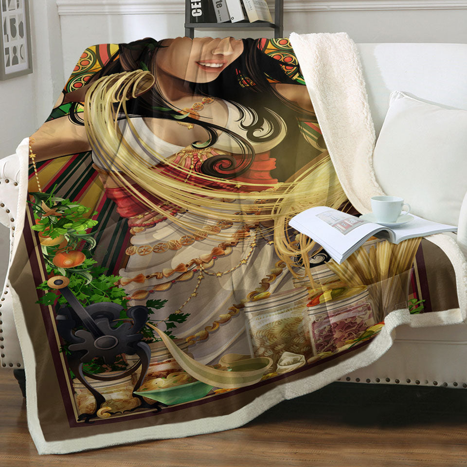 products/Cool-Couch-Throws-Woman-Art-Goddess-of-Pasta