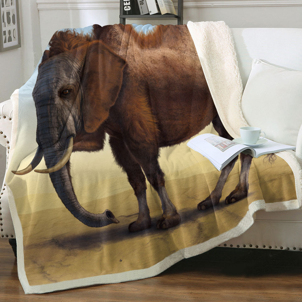 products/Cool-Crazy-Animal-Throw-Blanket-Art-Camel-vs-Elephant-Camelephant