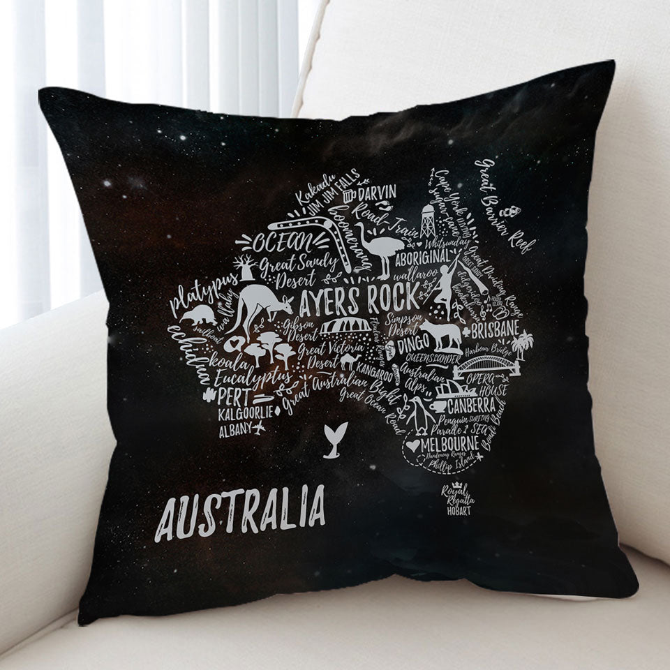 Cool Cushion Covers Aussies The Australian continent