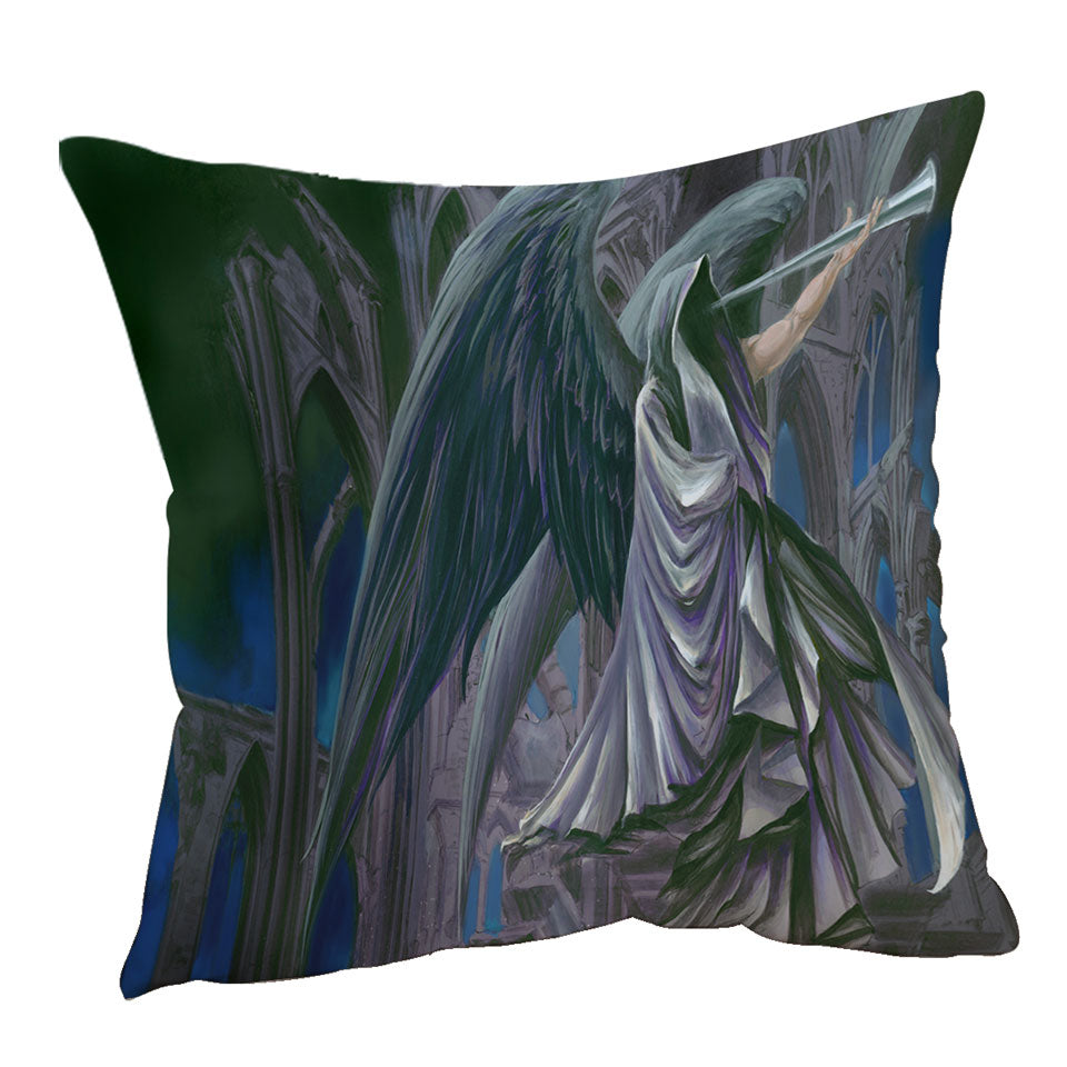 Cool Cushions Armageddon Angel of Death Dark Art Drawing