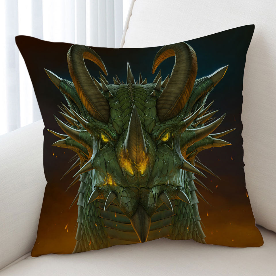 Cool Cushions Fantasy Art Dragon Portrait