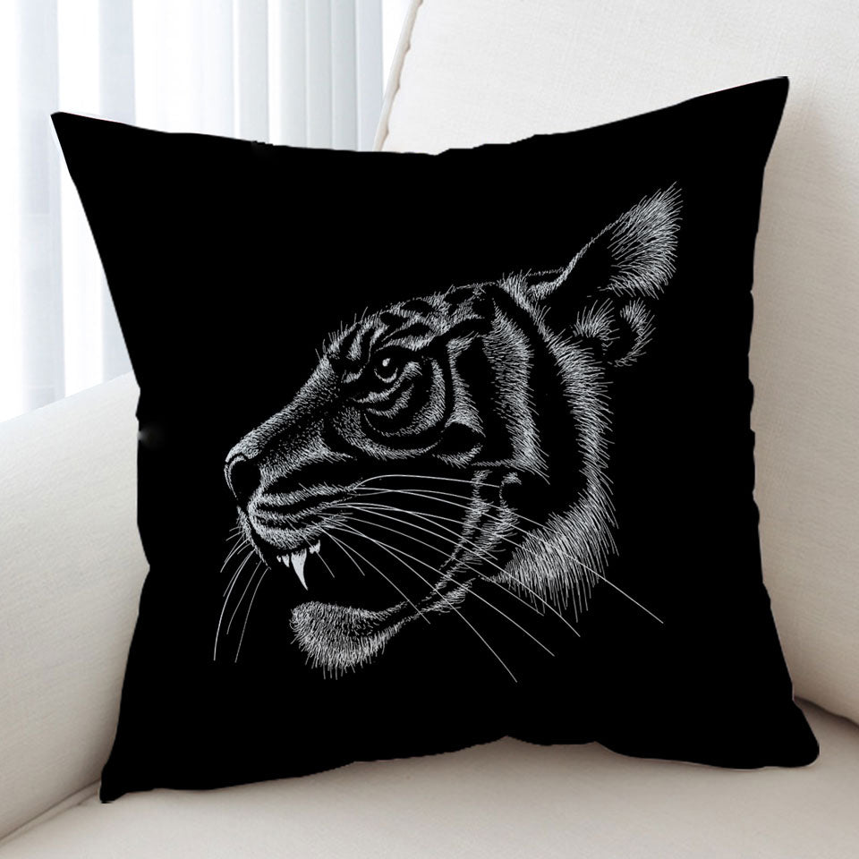 Cool Cushions with Tiger Head Profile