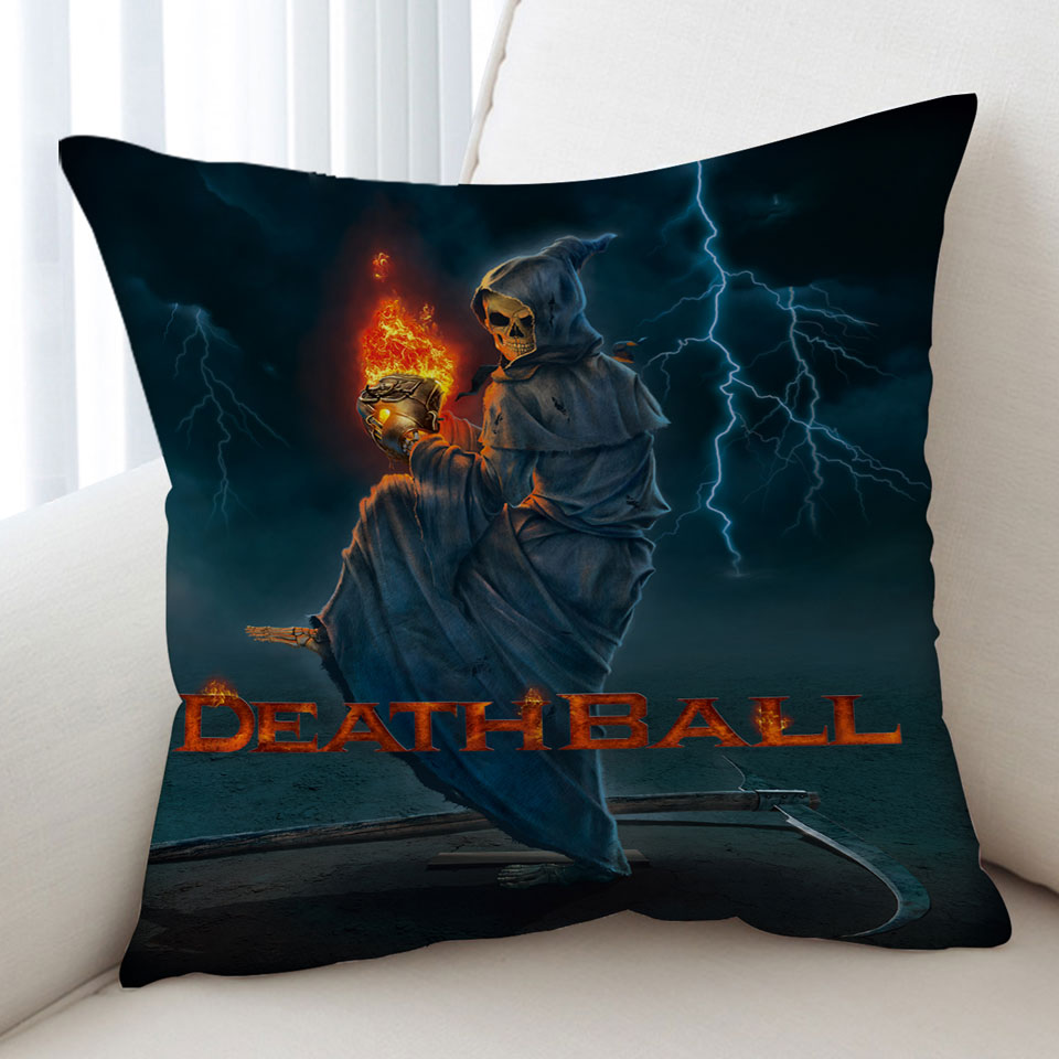 Cool Dark Art Cushion Cover Death Ball the Angel of Death